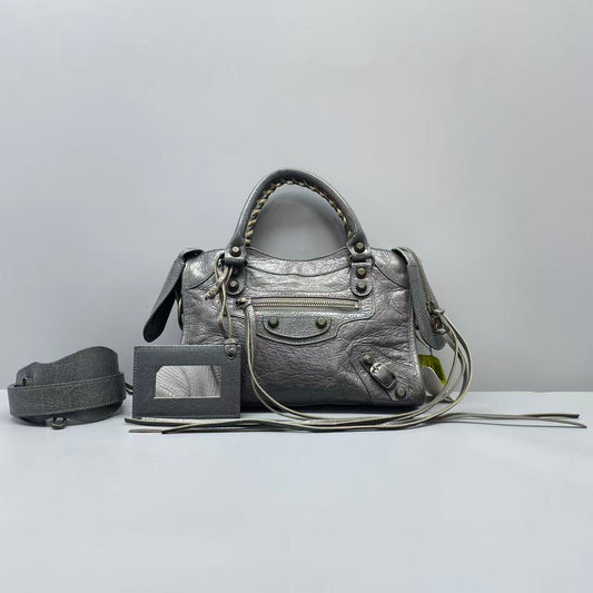 Balenciaga - City - Leather - Grey - (mini)