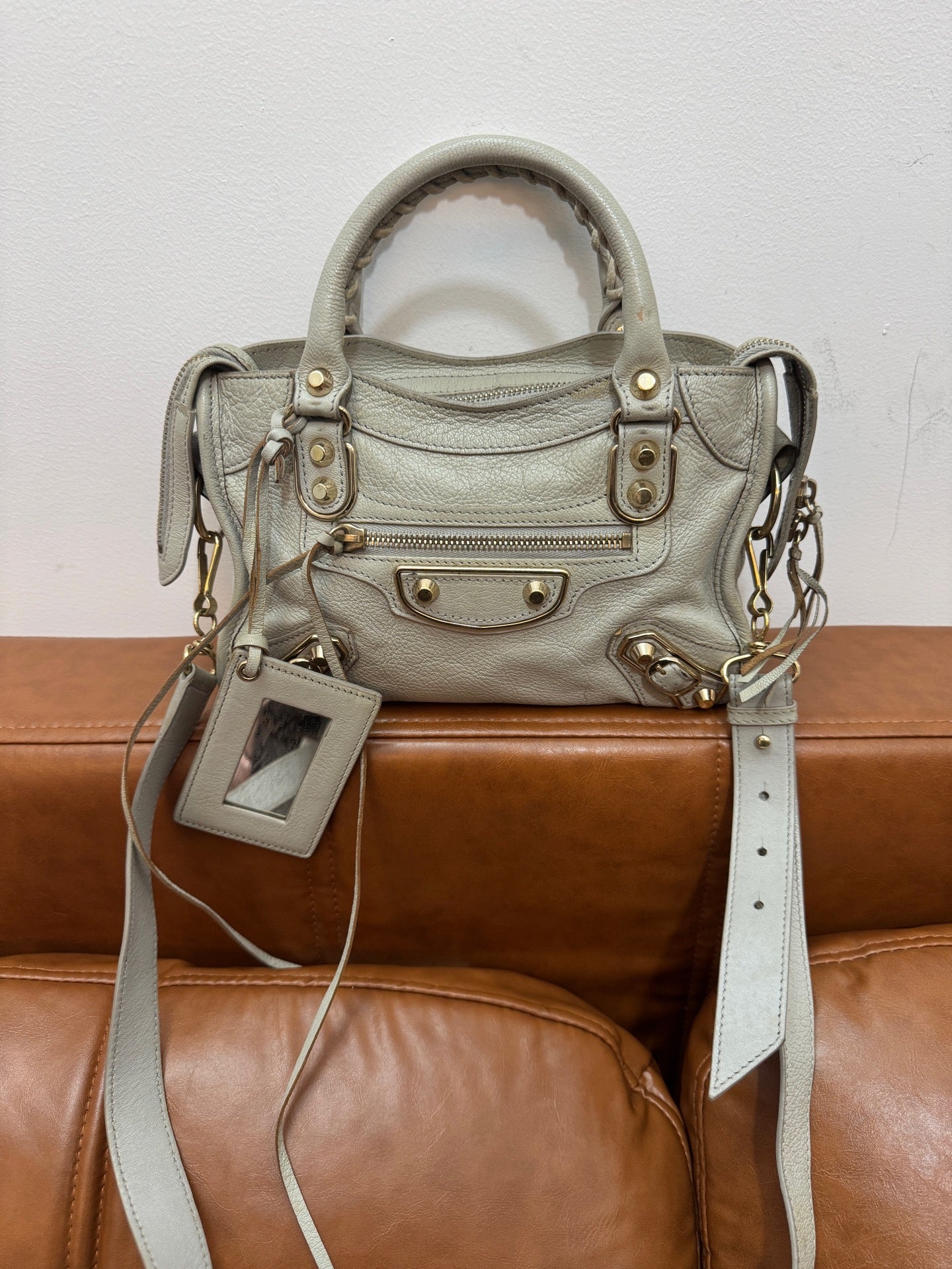 Balenciaga - City - Leather - Grey - (mini)