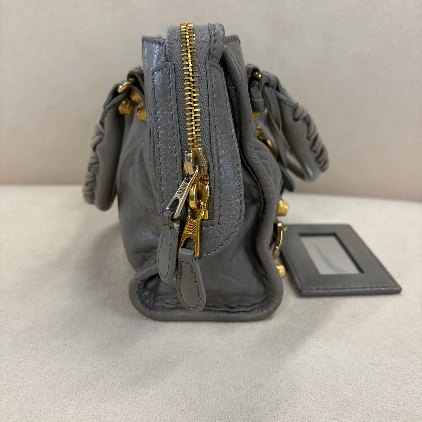 Balenciaga - City - Leather - Grey - (mini)