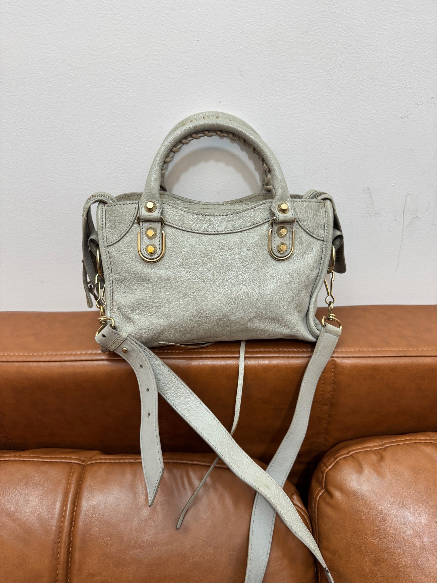Balenciaga - City - Leather - Grey - (mini)