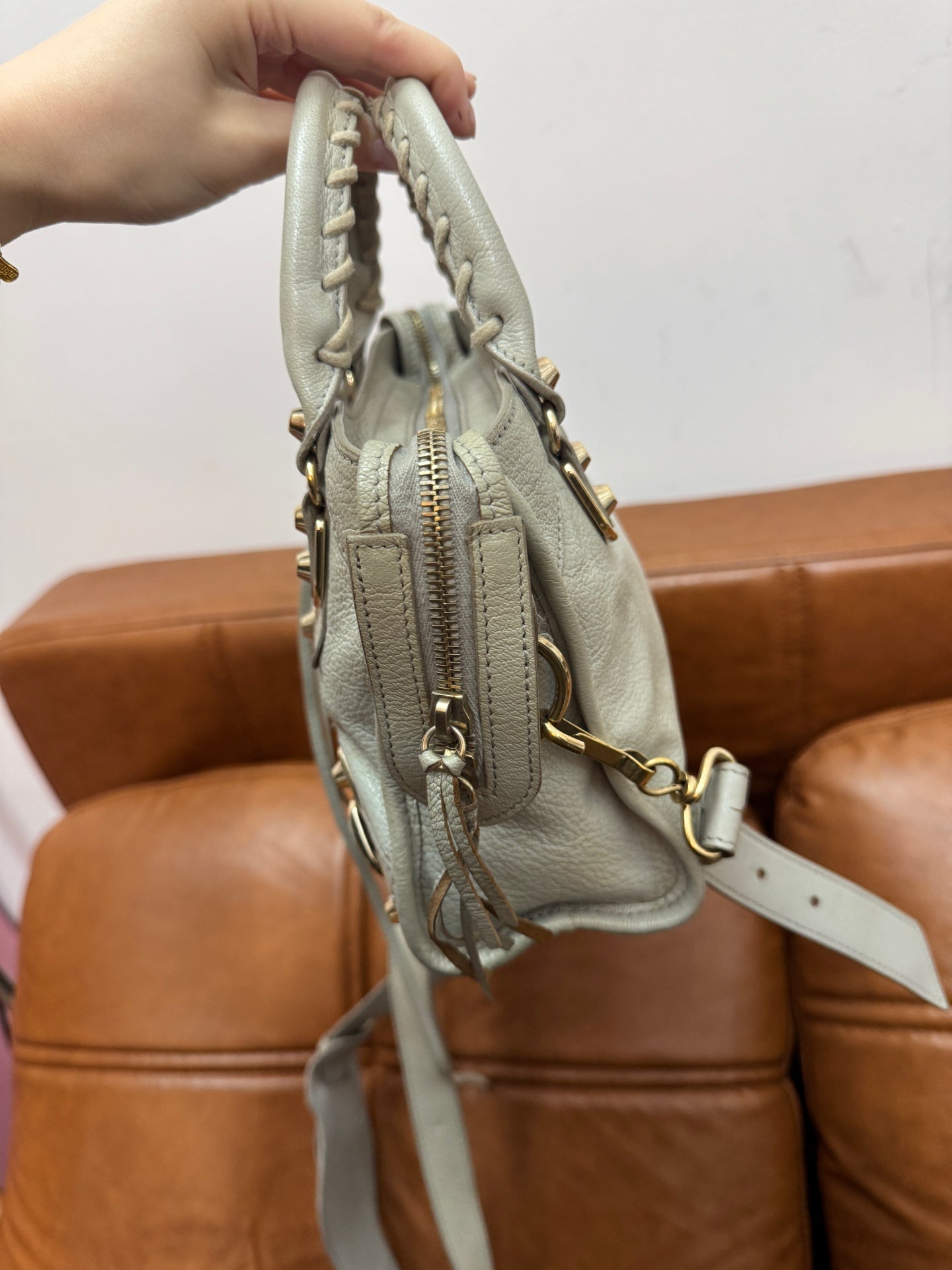Balenciaga - City - Leather - Grey - (mini)