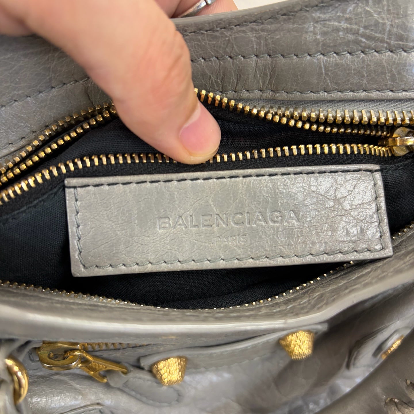 Balenciaga - City - Leather - Grey - (mini)