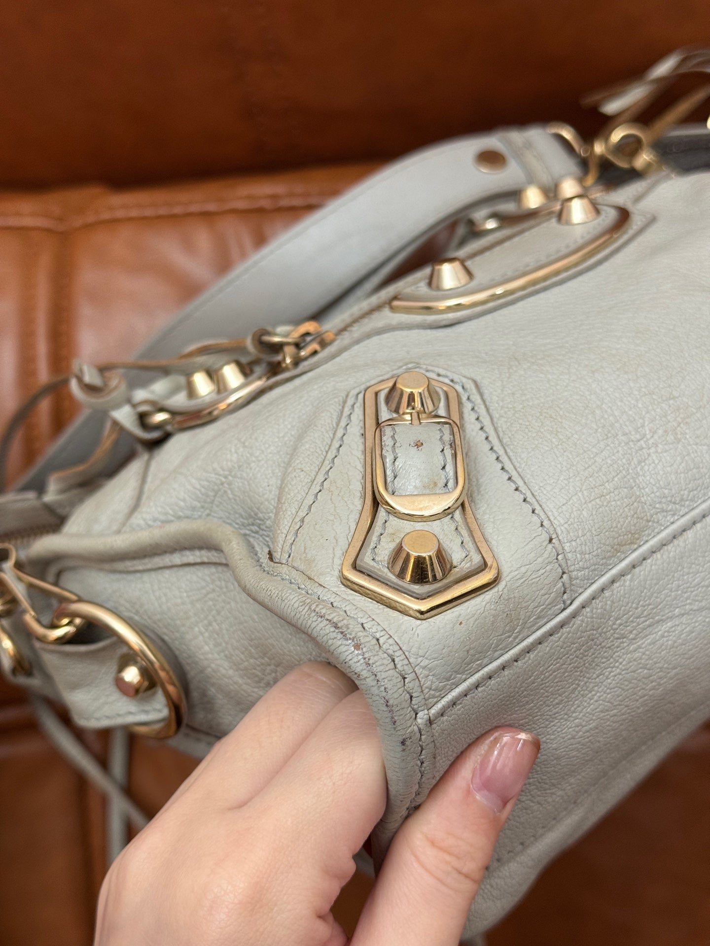 Balenciaga - City - Leather - Grey - (mini)