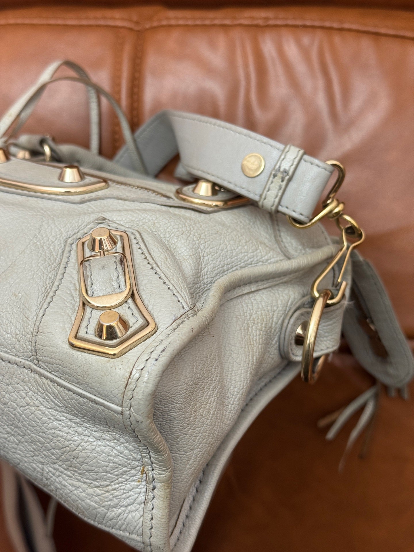 Balenciaga - City - Leather - Grey - (mini)