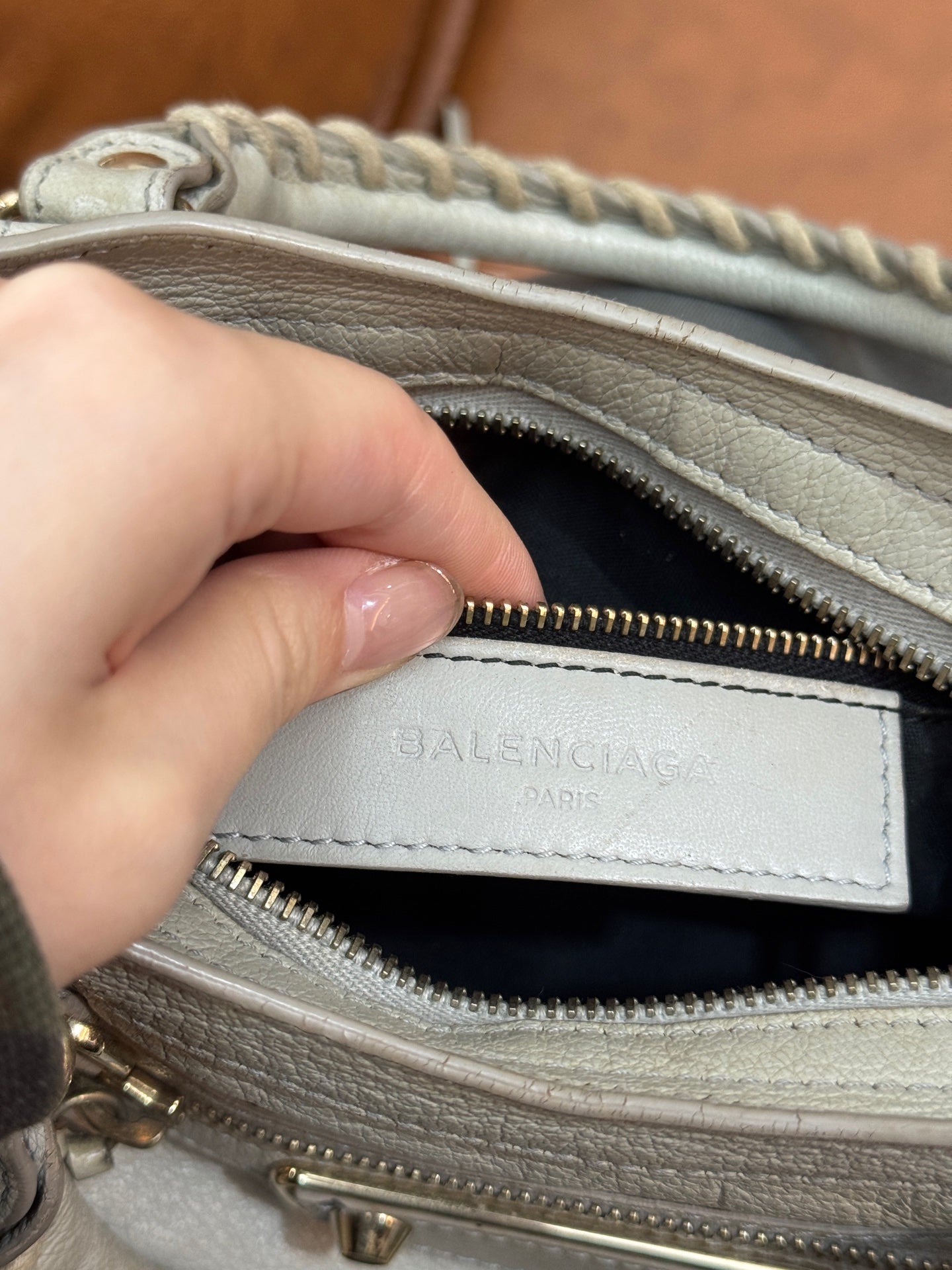 Balenciaga - City - Leather - Grey - (mini)