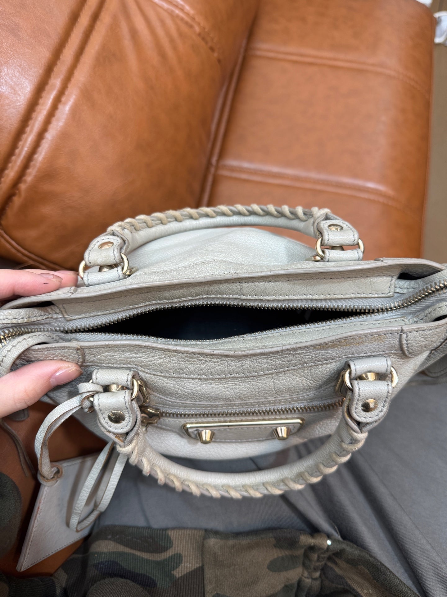 Balenciaga - City - Leather - Grey - (mini)
