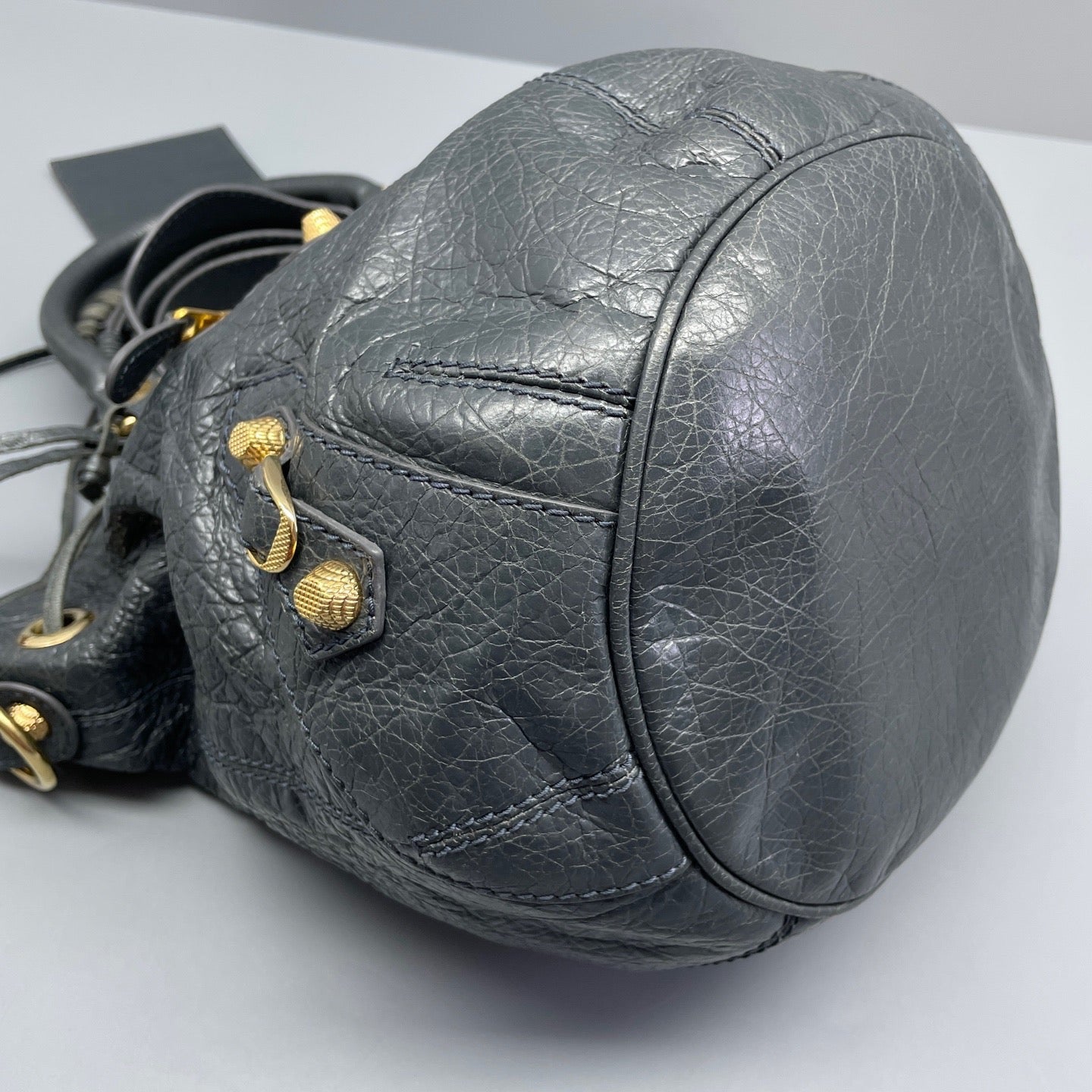 Balenciaga - City - Leather - Grey - (small)