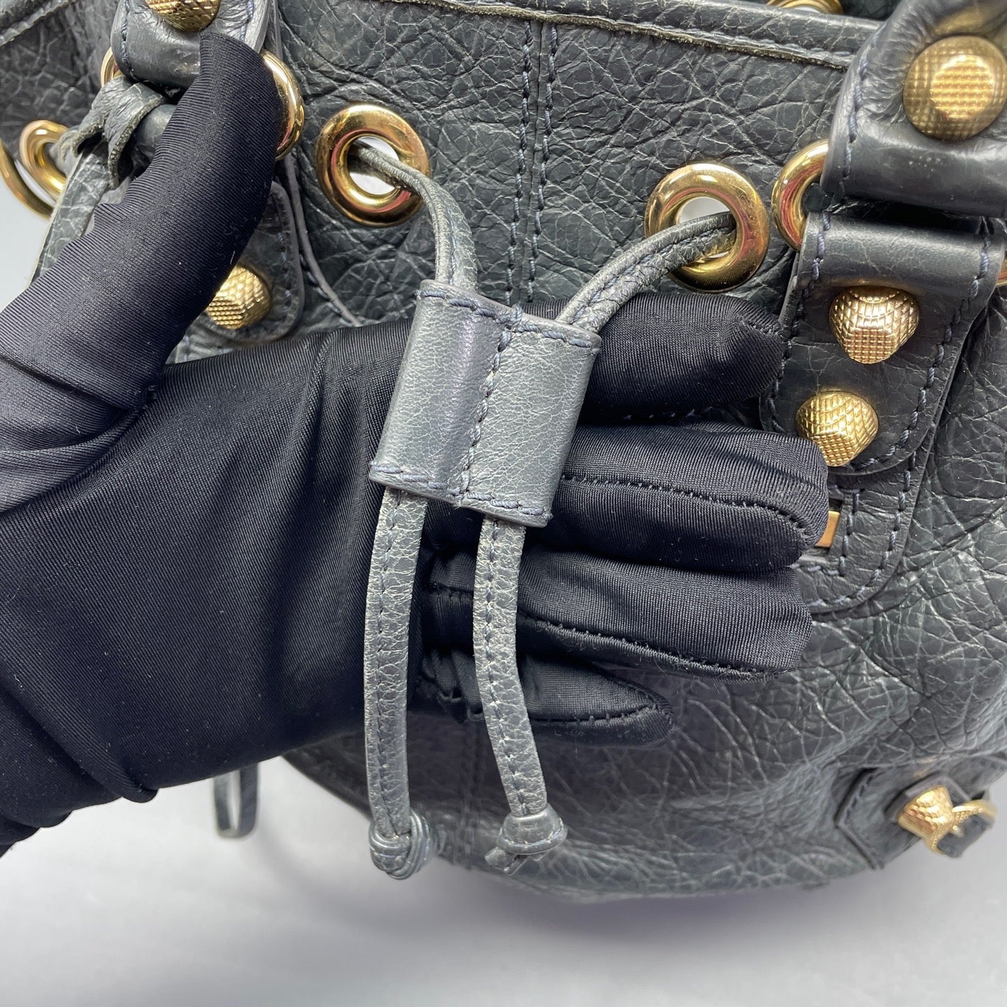 Balenciaga - City - Leather - Grey - (small)