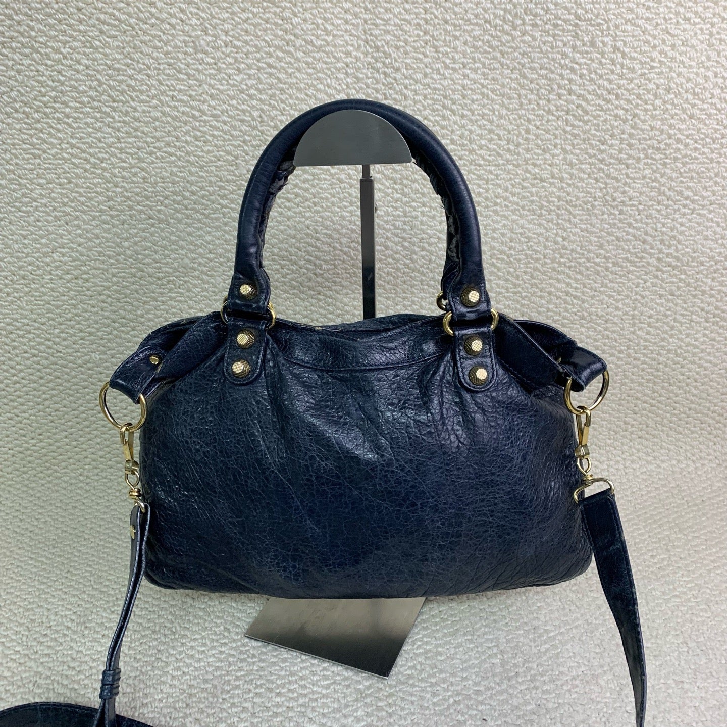 Balenciaga - City - Leather - Navy - (medium)