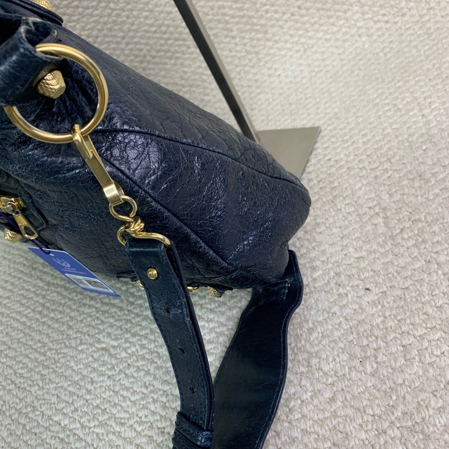 Balenciaga - City - Leather - Navy - (medium)