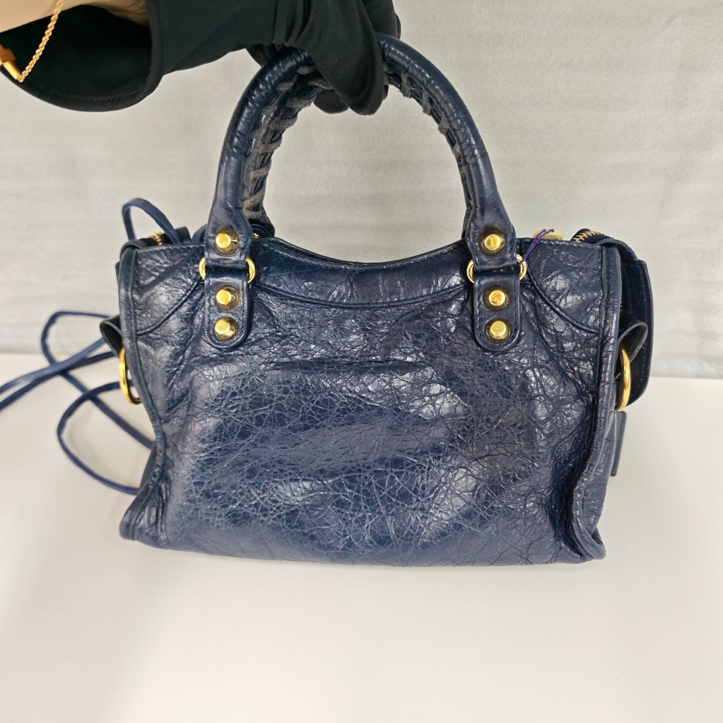 Balenciaga - City - Leather - Navy - (mini)