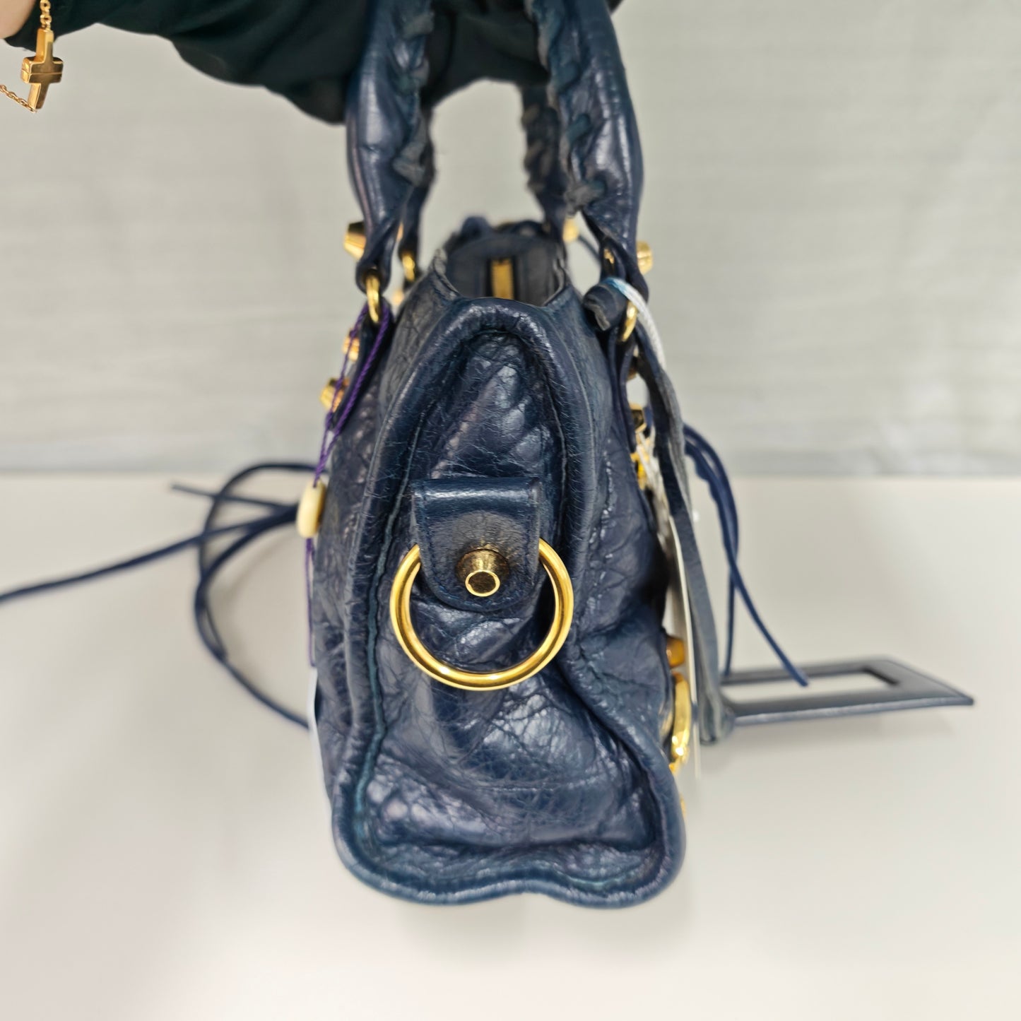 Balenciaga - City - Leather - Navy - (mini)