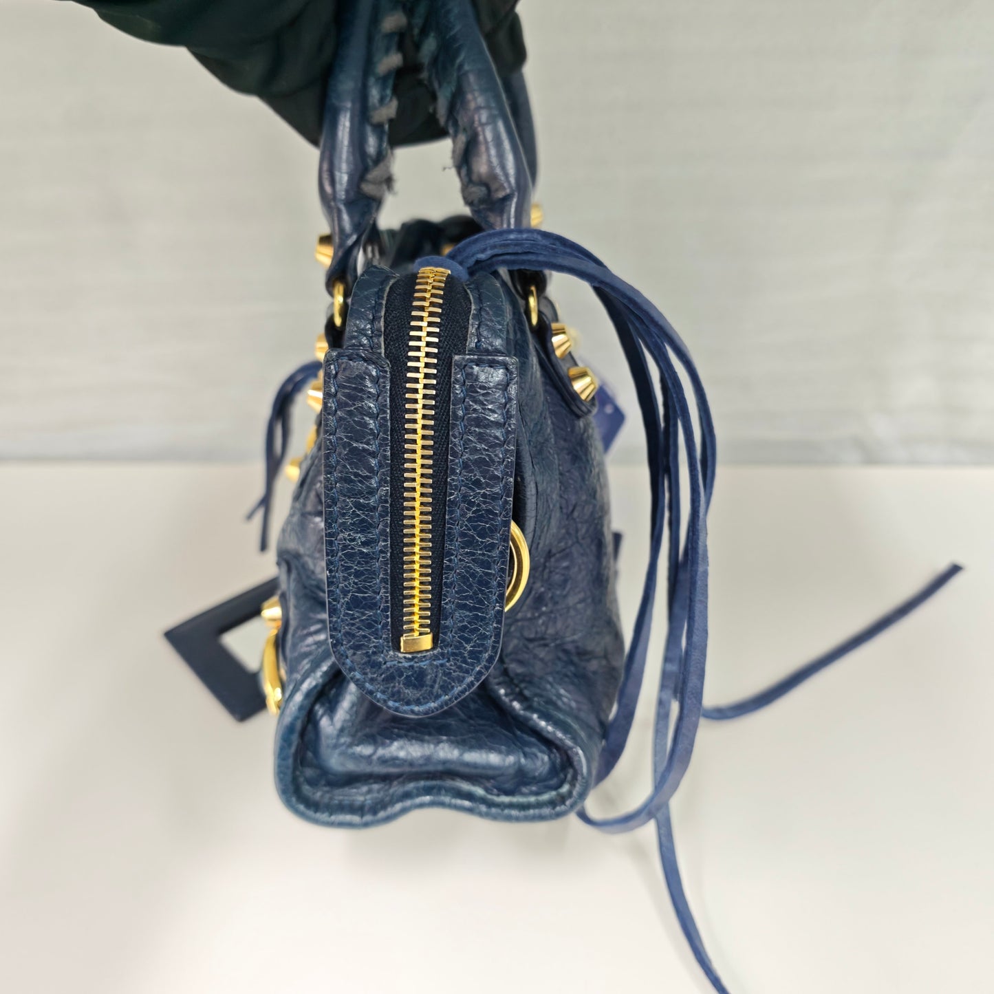 Balenciaga - City - Leather - Navy - (mini)