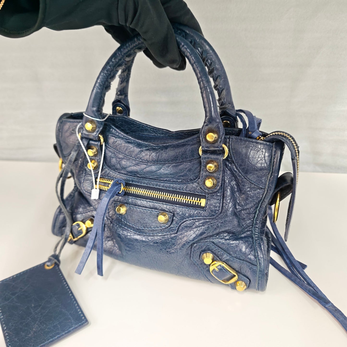 Balenciaga - City - Leather - Navy - (mini)