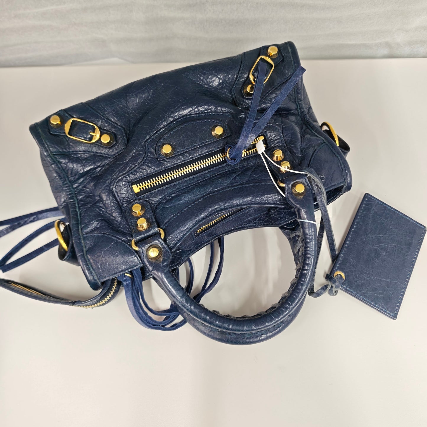Balenciaga - City - Leather - Navy - (mini)