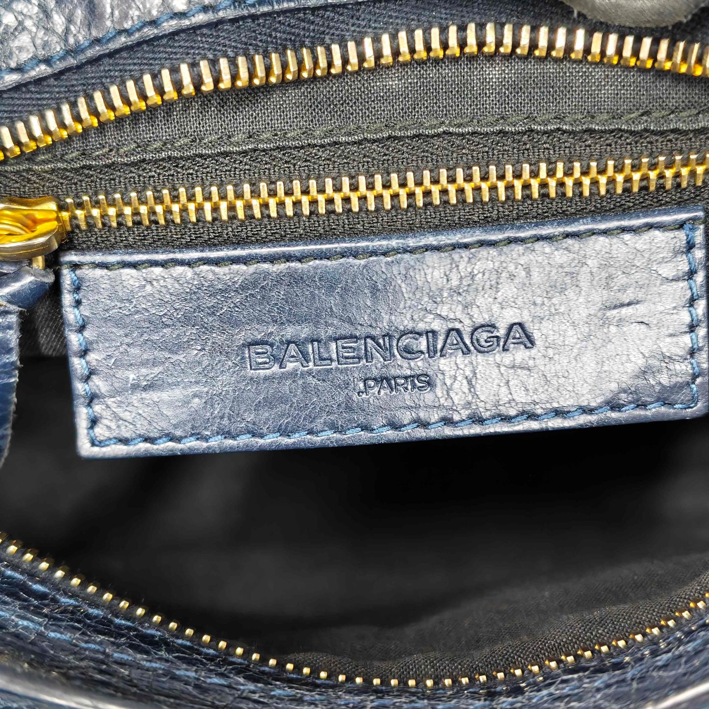 Balenciaga - City - Leather - Navy - (mini)