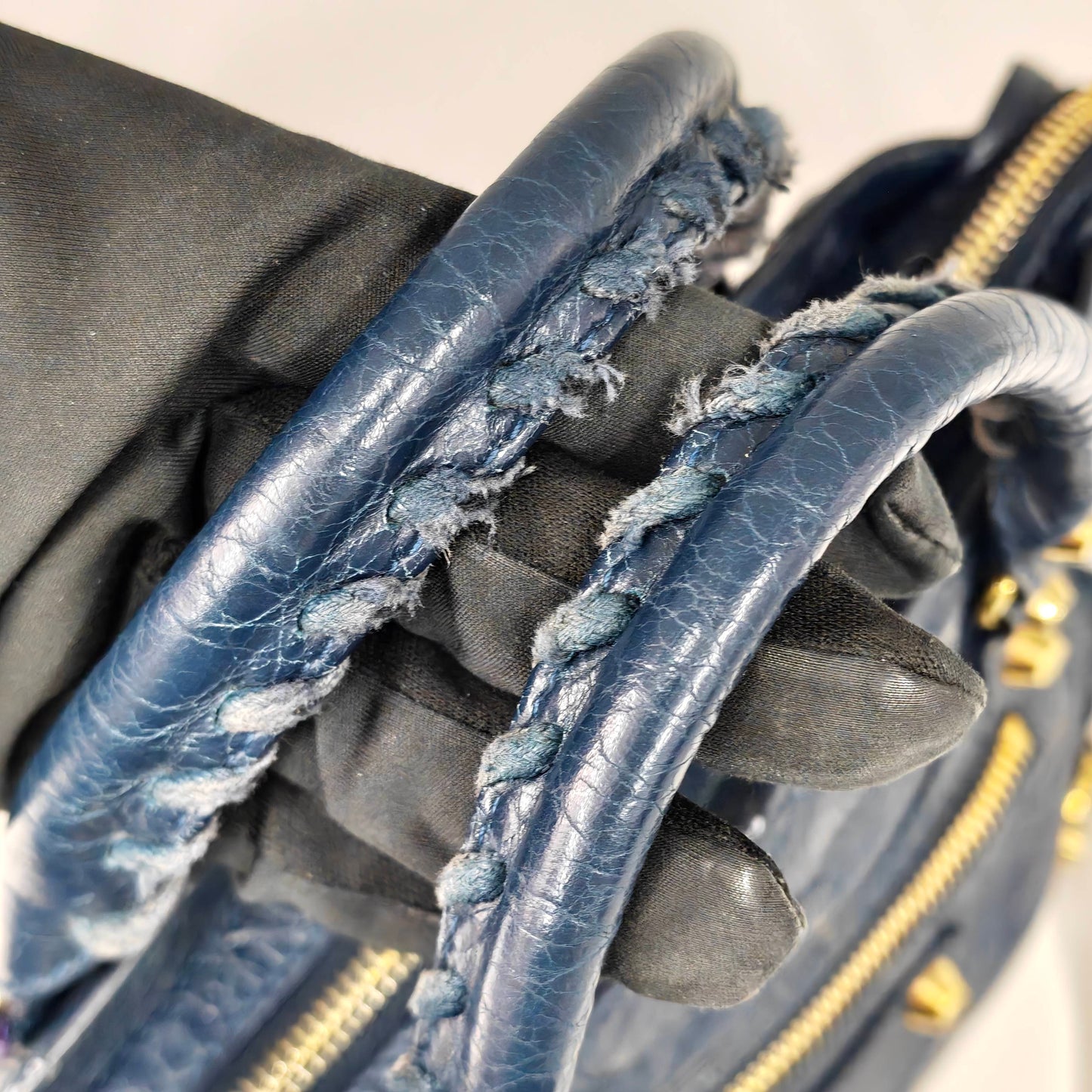 Balenciaga - City - Leather - Navy - (mini)