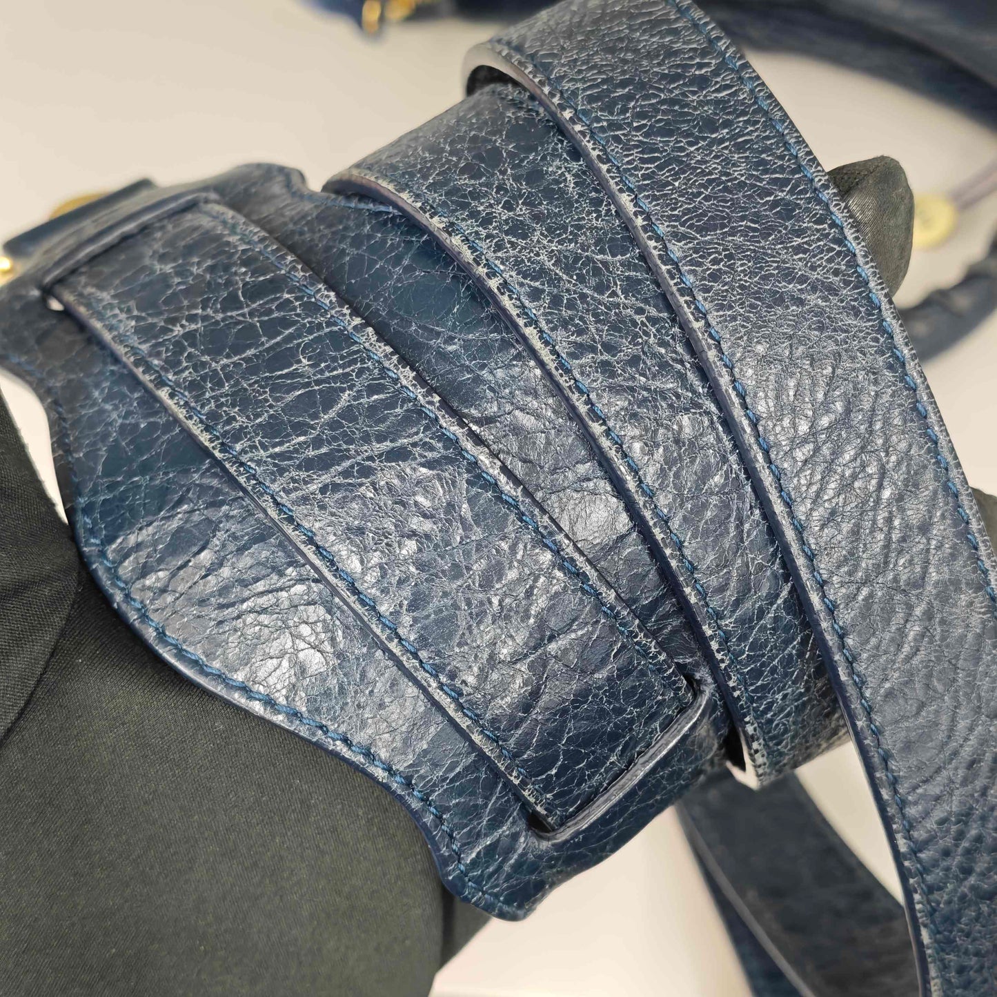 Balenciaga - City - Leather - Navy - (mini)