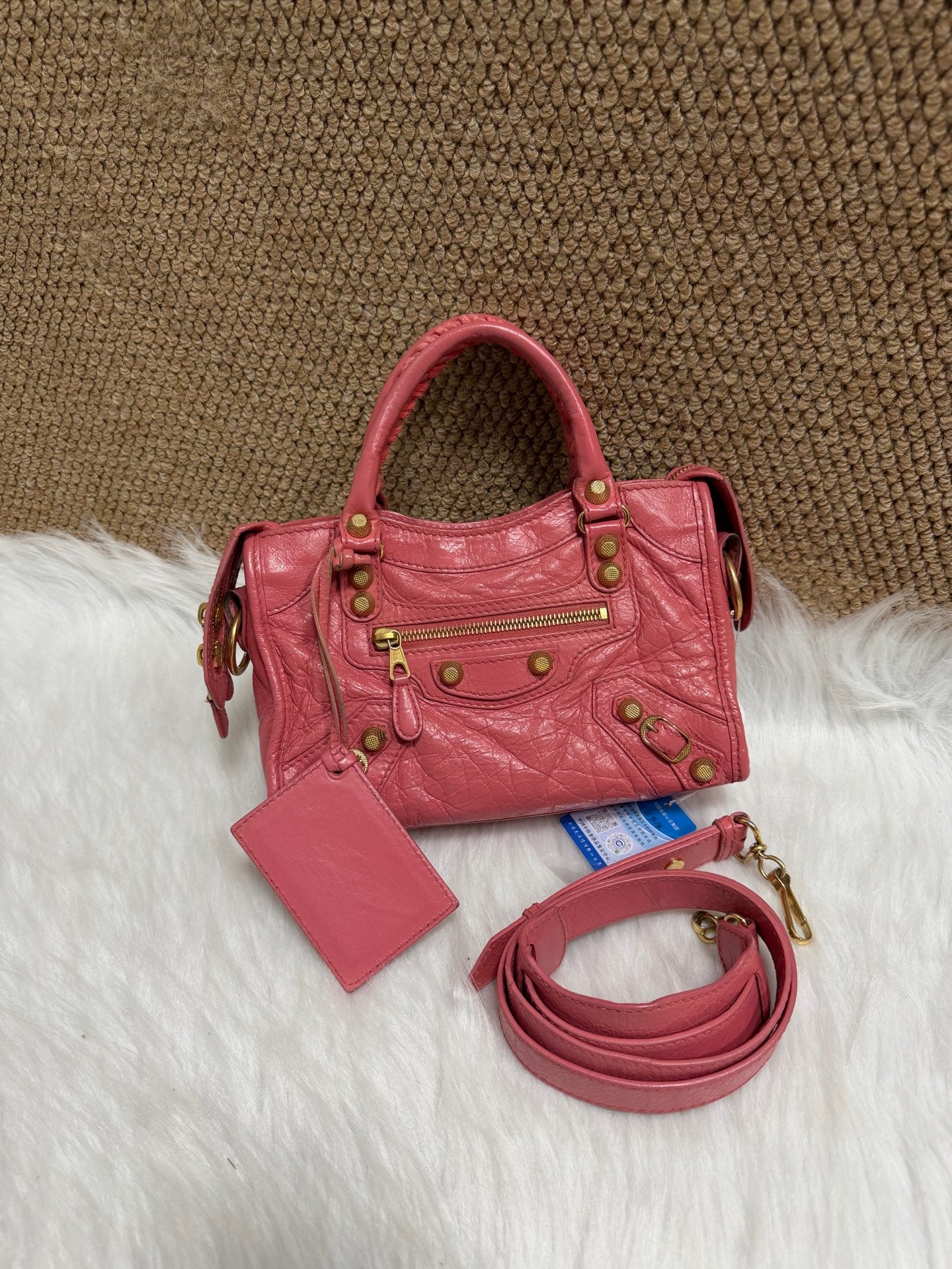 Balenciaga - City - Leather - Pink - (mini)