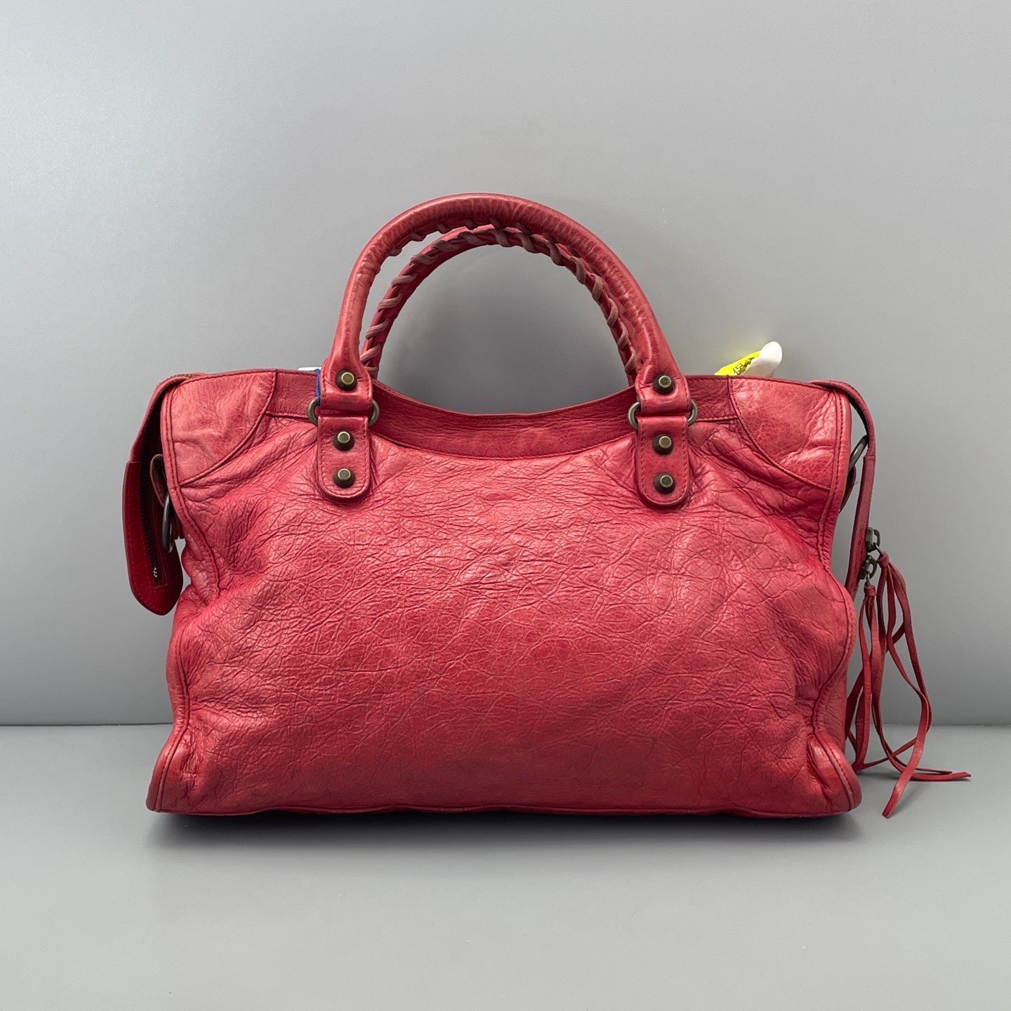 Balenciaga - City - Leather - Red - (large)