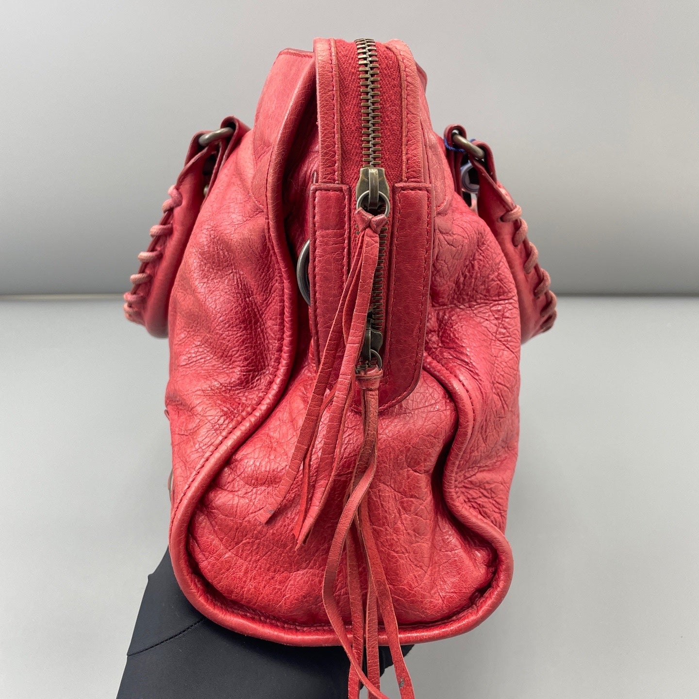 Balenciaga - City - Leather - Red - (large)