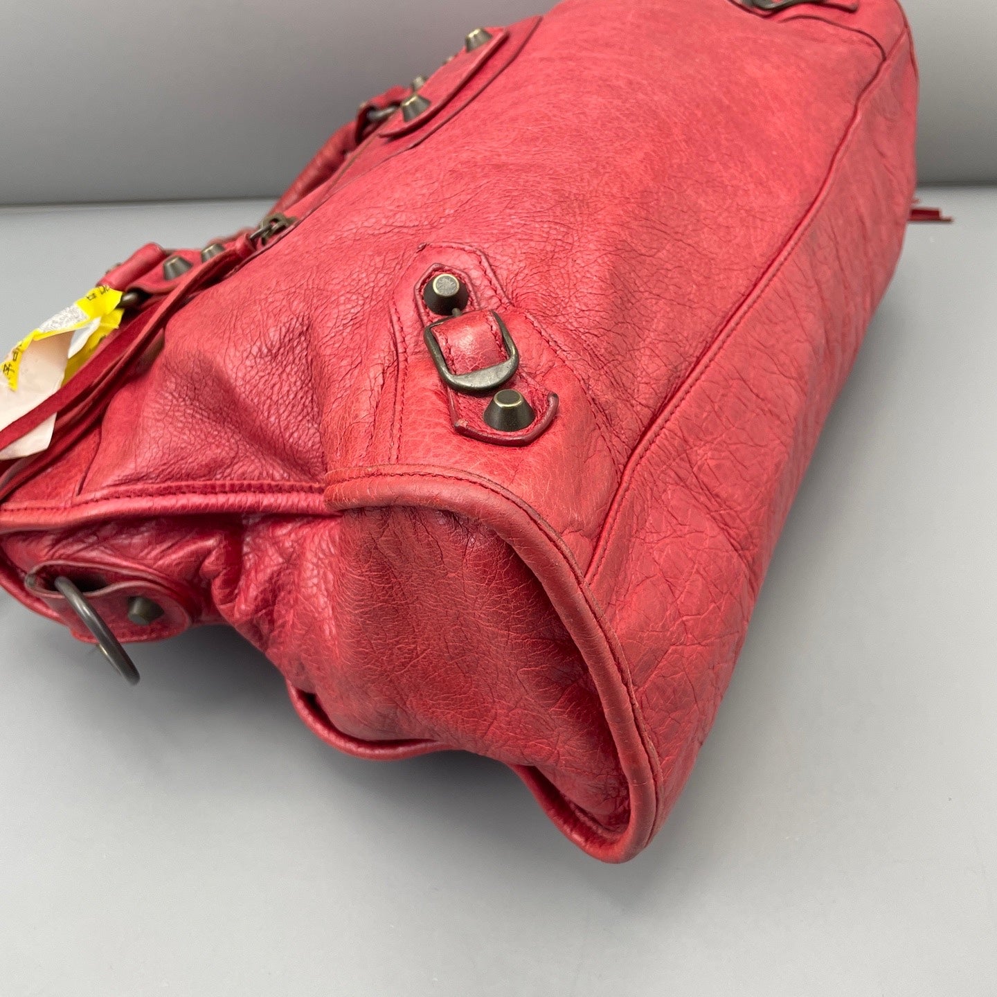 Balenciaga - City - Leather - Red - (large)