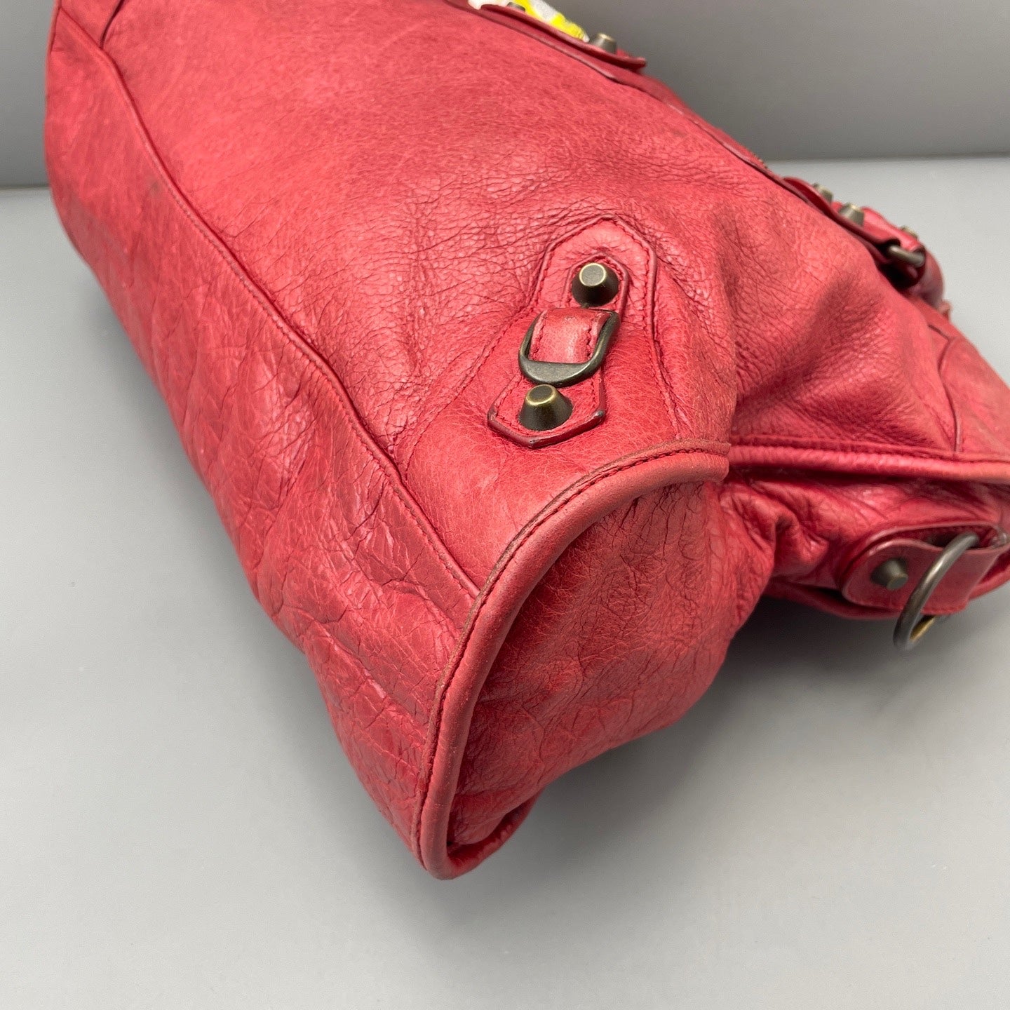 Balenciaga - City - Leather - Red - (large)