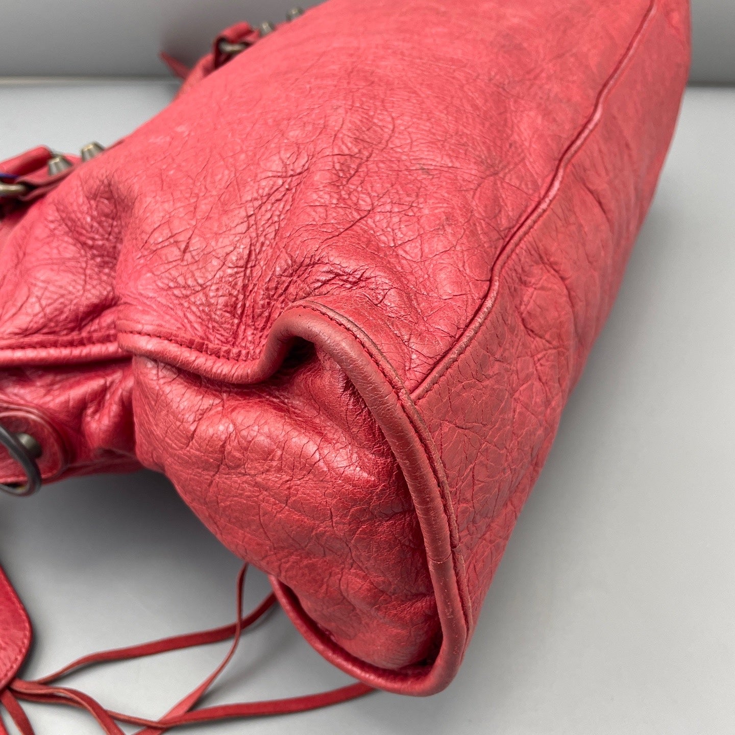 Balenciaga - City - Leather - Red - (large)