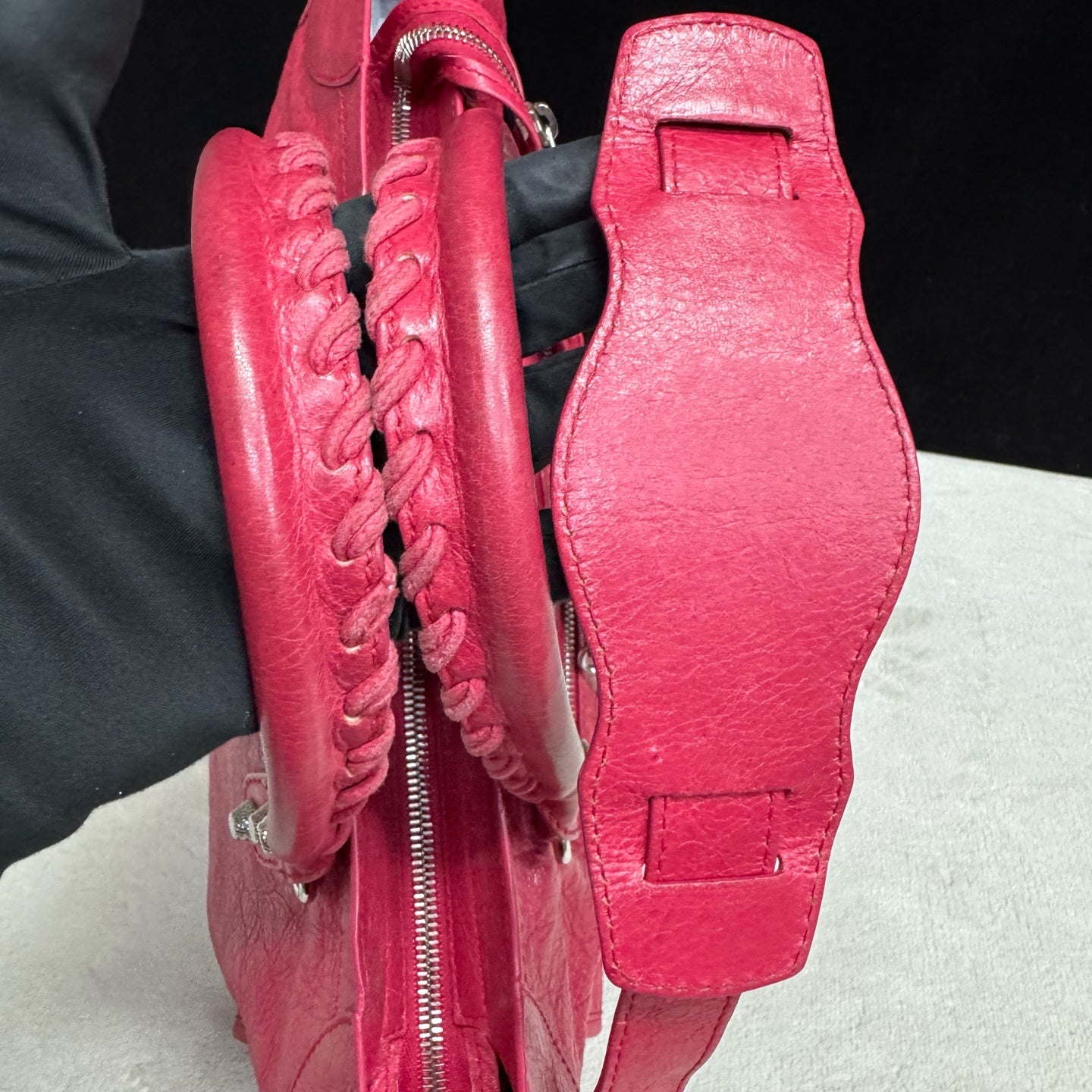 Balenciaga - City - Leather - Red - (medium)