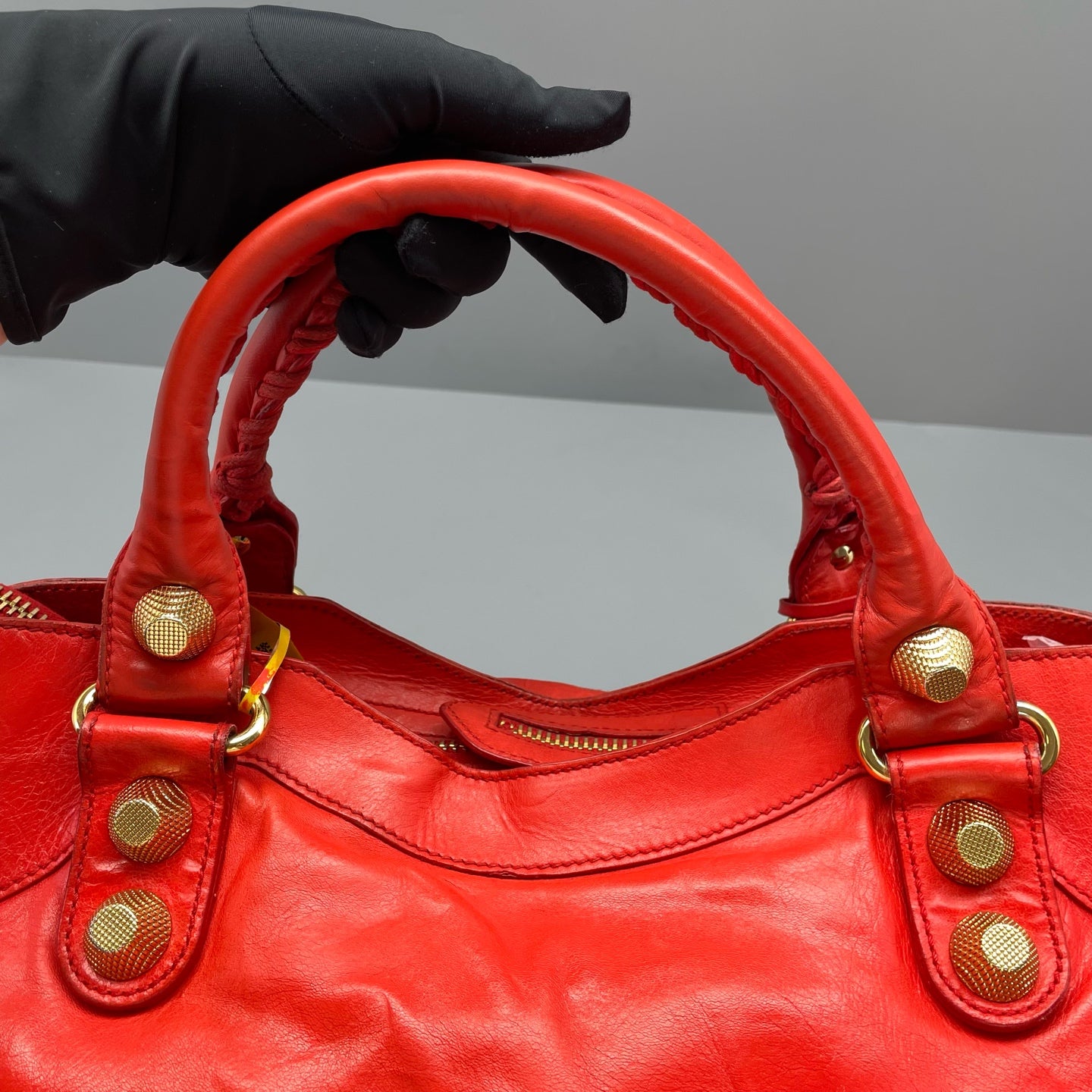 Balenciaga - City - Leather - Red - (medium)