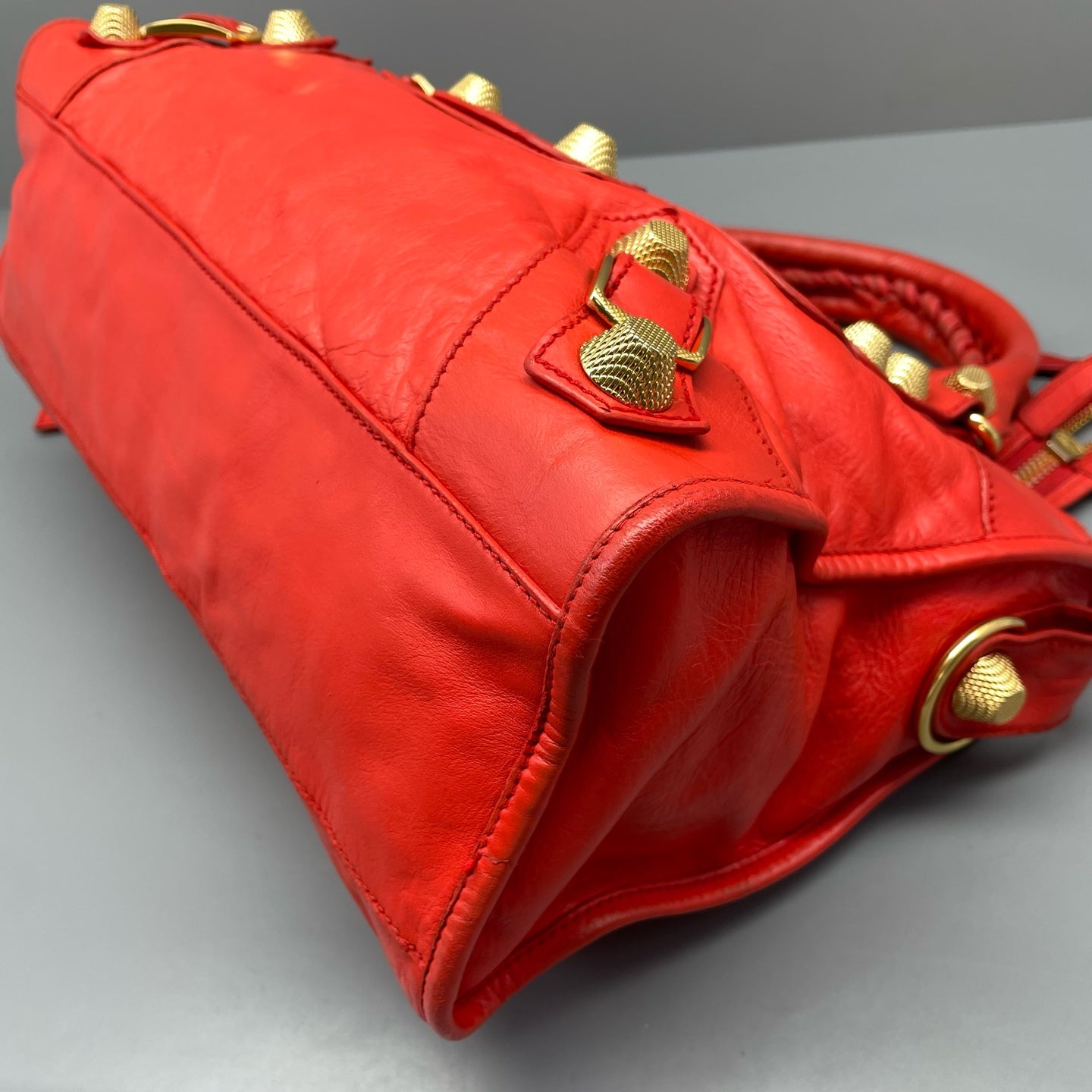 Balenciaga - City - Leather - Red - (medium)