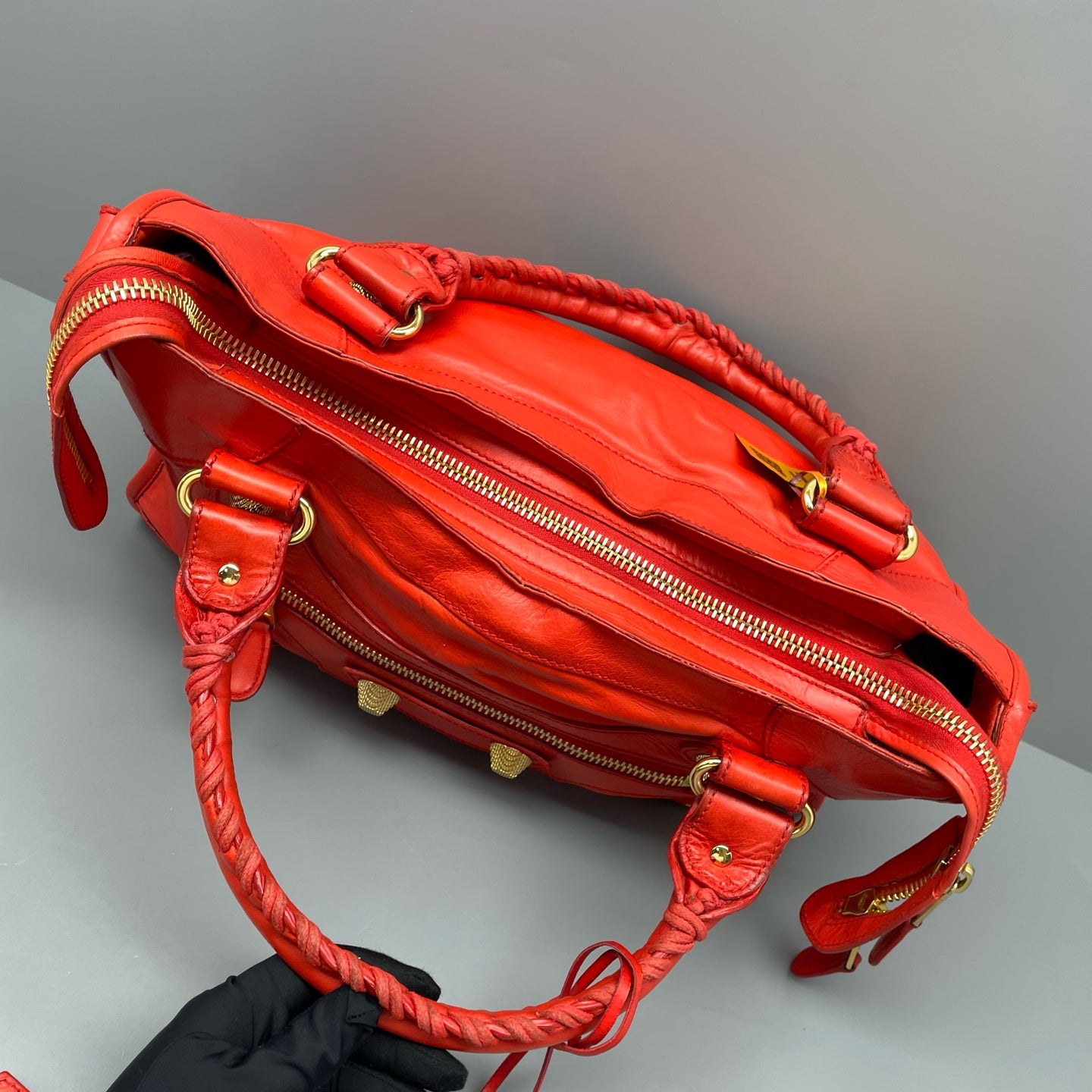Balenciaga - City - Leather - Red - (medium)