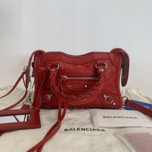 Balenciaga - City - Leather - Red - (mini)