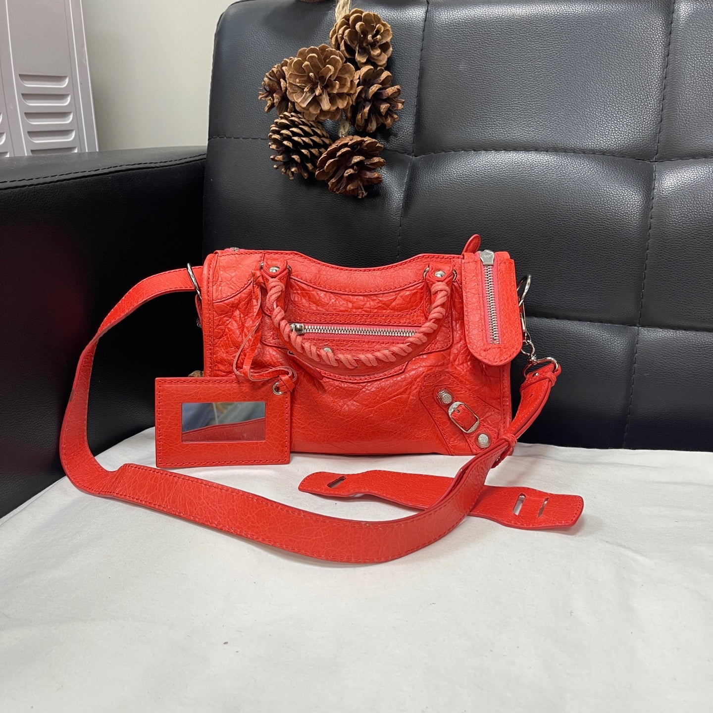 Balenciaga - City - Leather - Red - (mini)