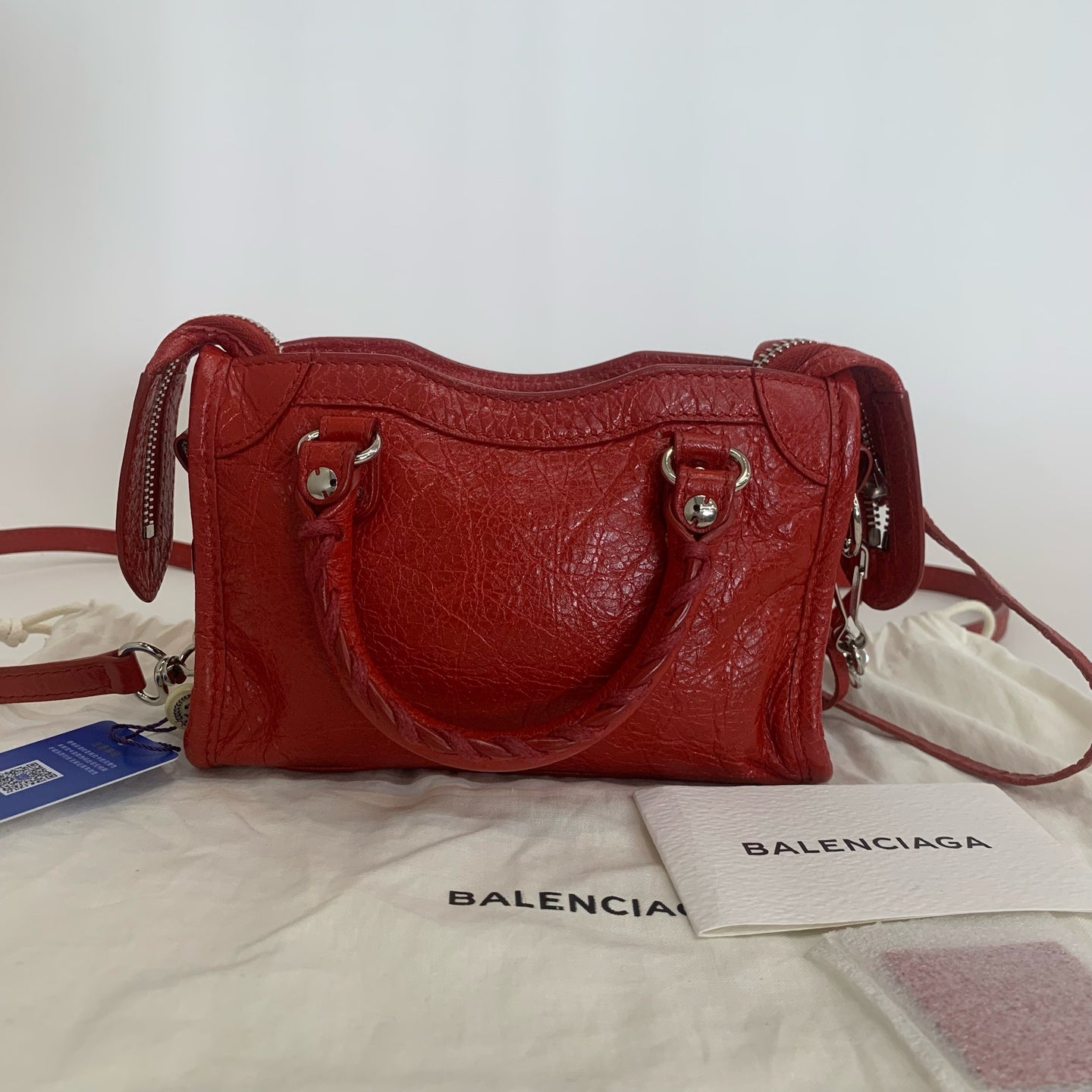 Balenciaga - City - Leather - Red - (mini)
