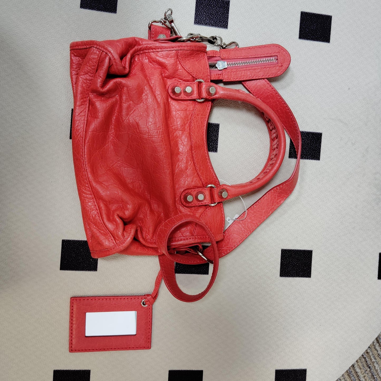 Balenciaga - City - Leather - Red - (mini)