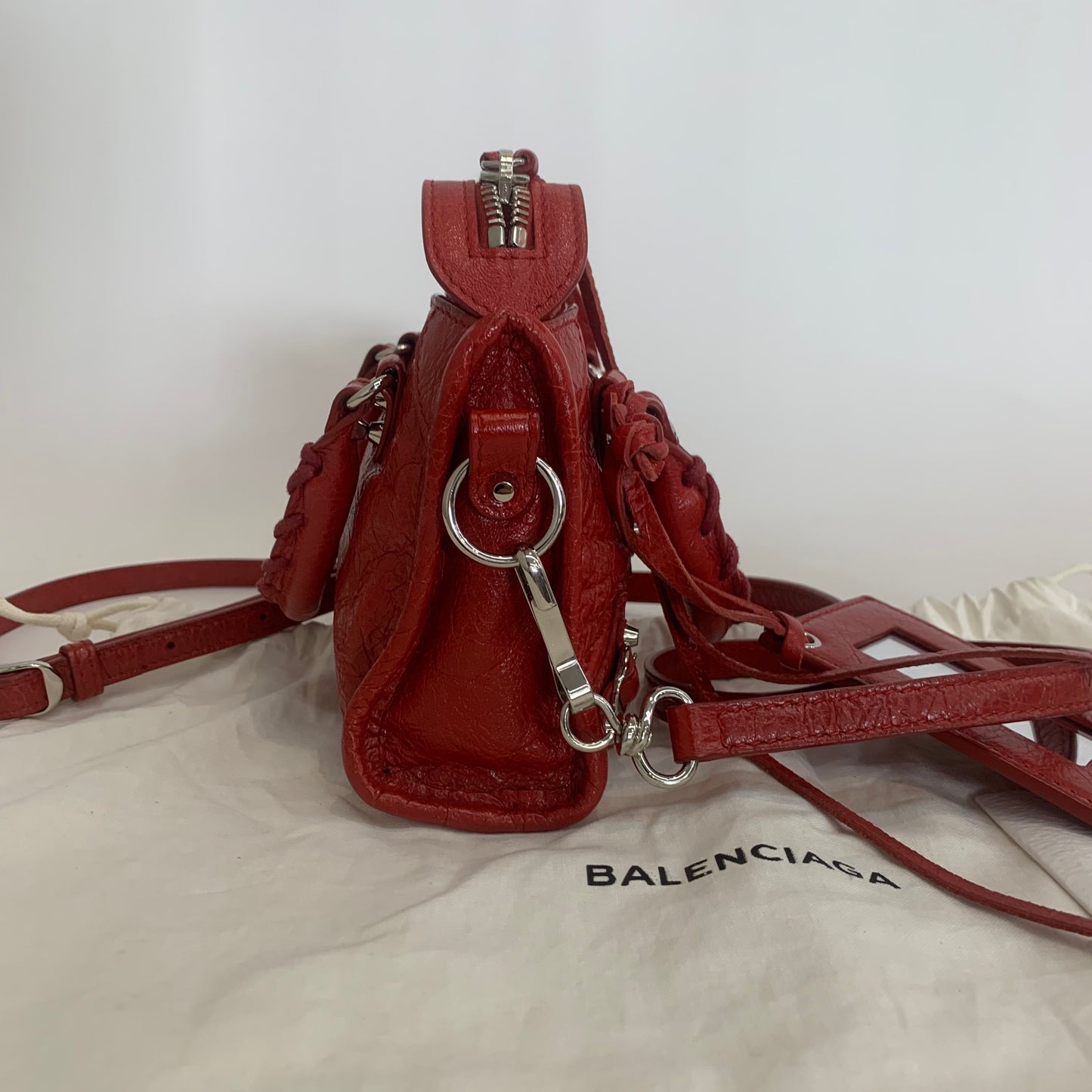 Balenciaga - City - Leather - Red - (mini)