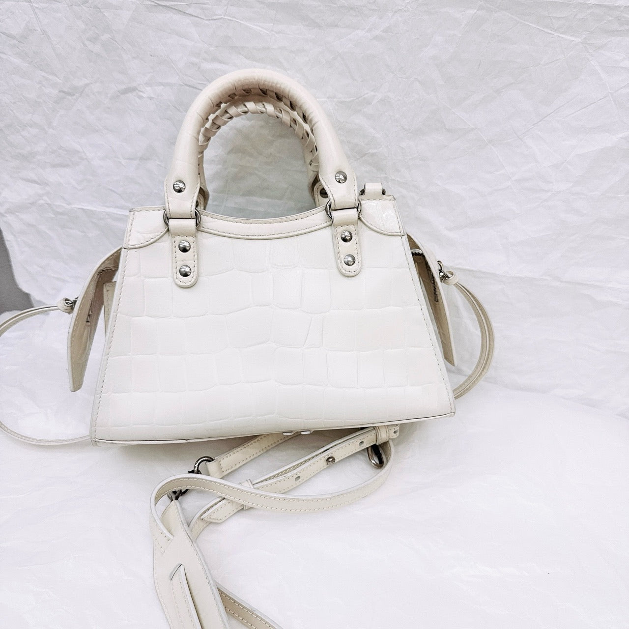 Balenciaga - City - Leather - White - (mini)