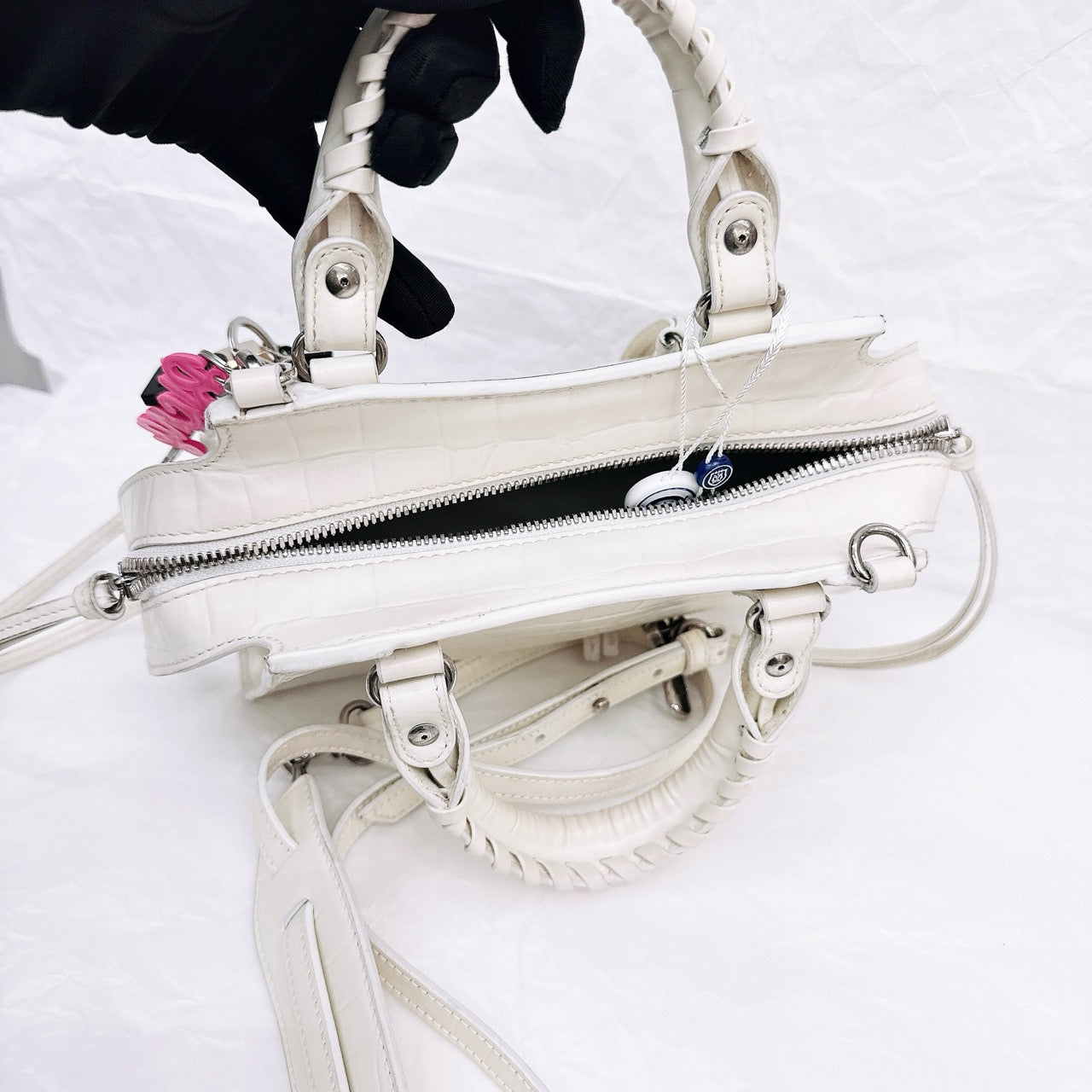 Balenciaga - City - Leather - White - (mini)