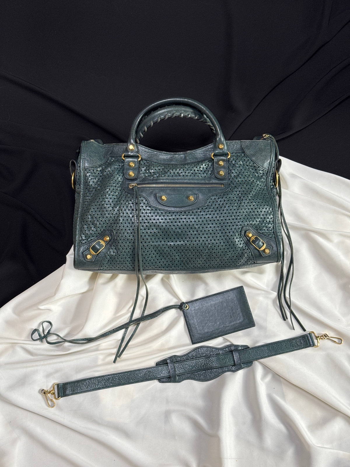Balenciaga - City Medium - Leather - Green - (Medium)