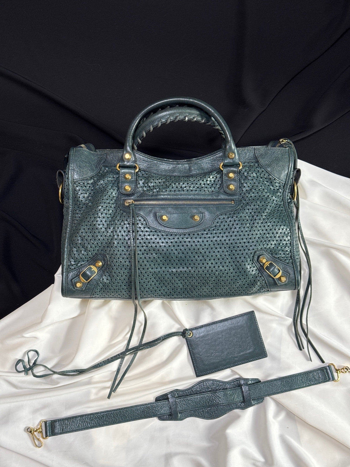 Balenciaga - City Medium - Leather - Green - (Medium)