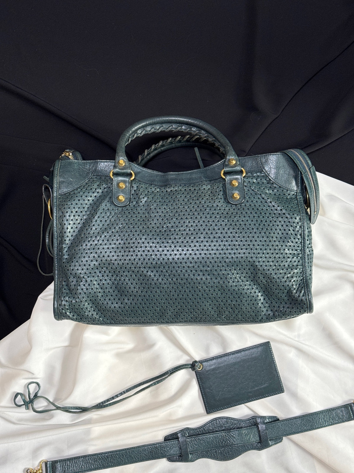 Balenciaga - City Medium - Leather - Green - (Medium)