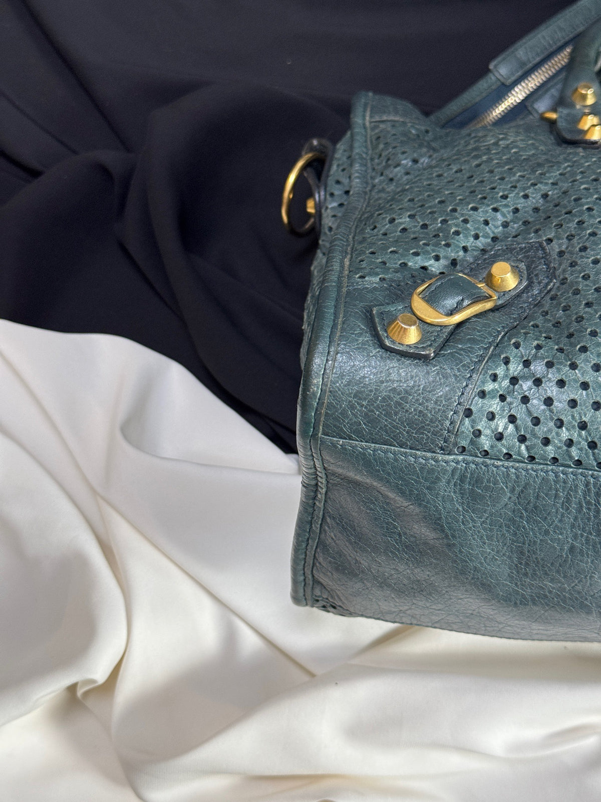Balenciaga - City Medium - Leather - Green - (Medium)