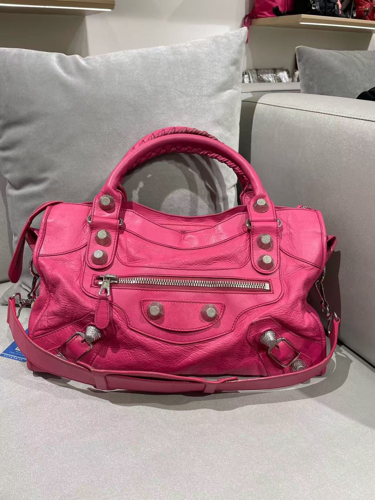 Balenciaga - City Medium - Leather - Pink - (medium)