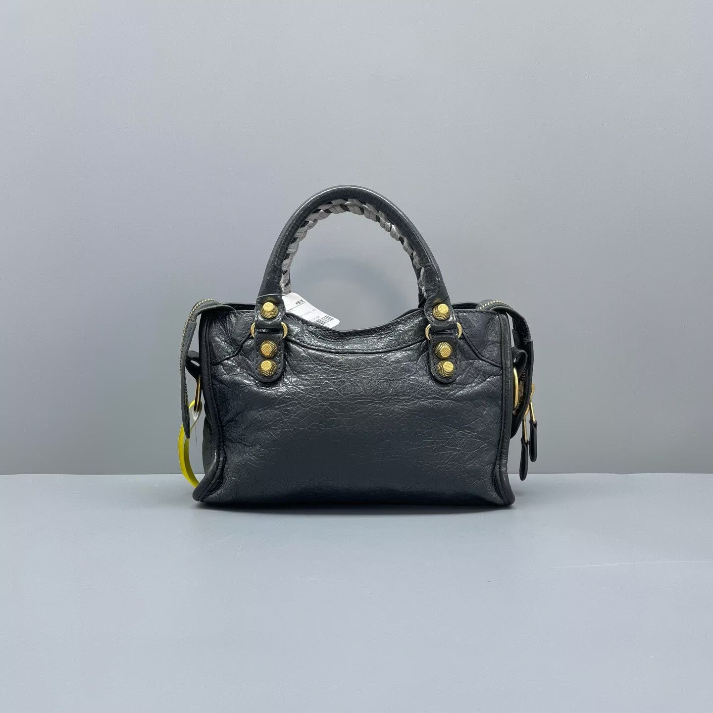 Balenciaga - City Mini Bag - Distressed lambskin leather - Grey - (mini)