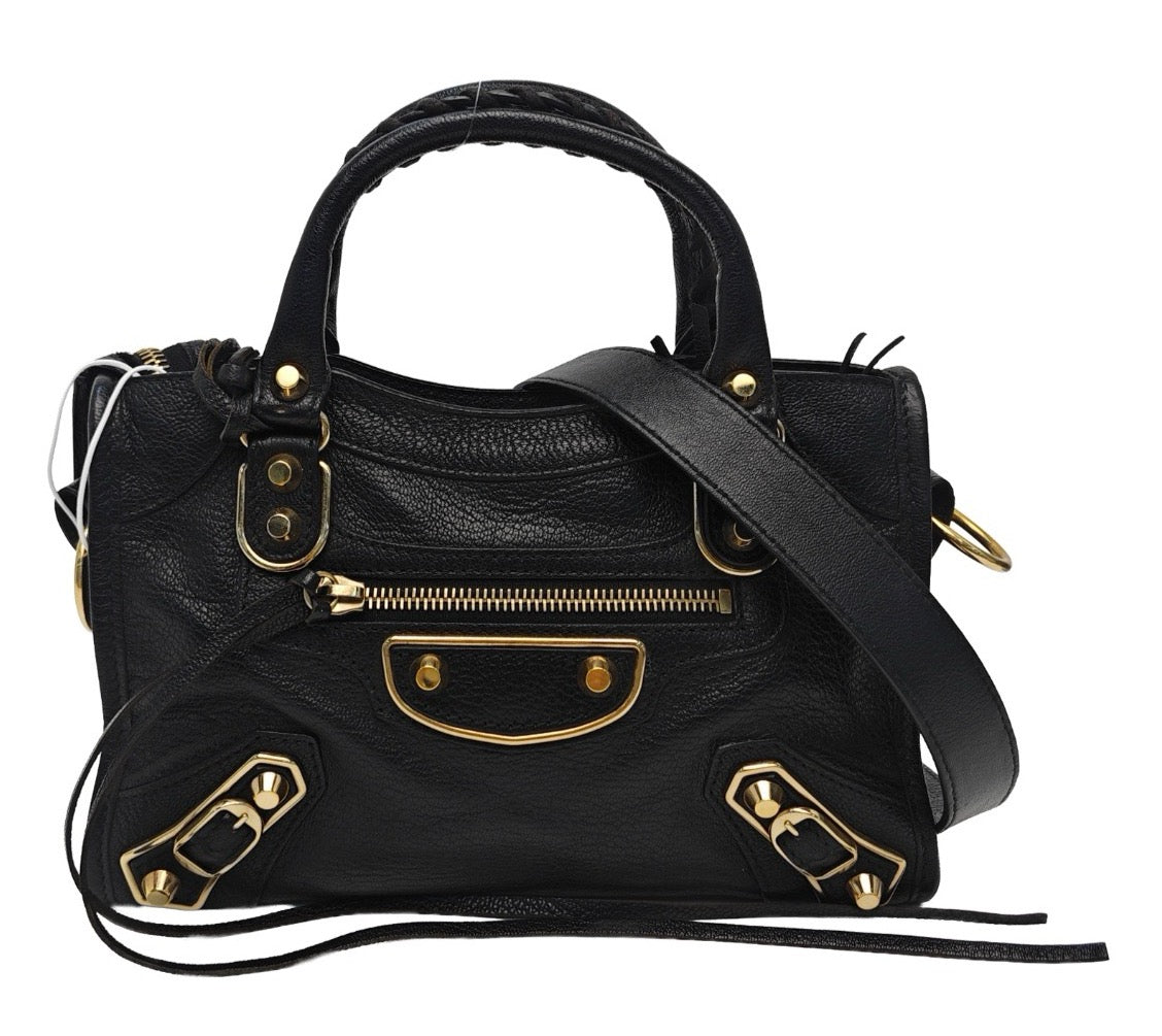 Balenciaga - City Mini - Leather - Black - (mini)