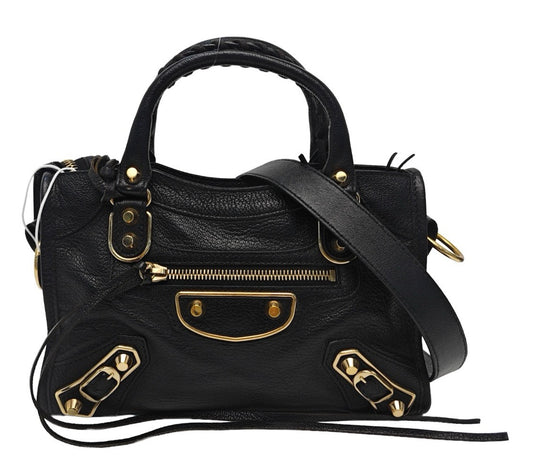 Balenciaga - City Mini - Leather - Black - (mini)