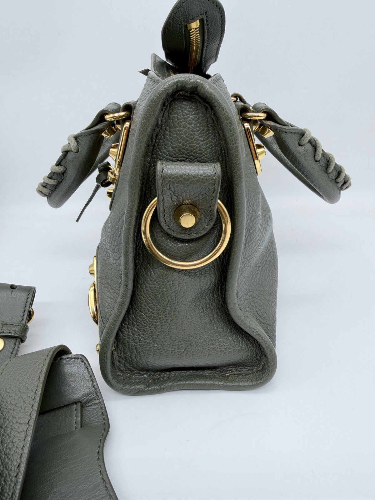 Balenciaga - City Mini - Leather - Green - (mini)