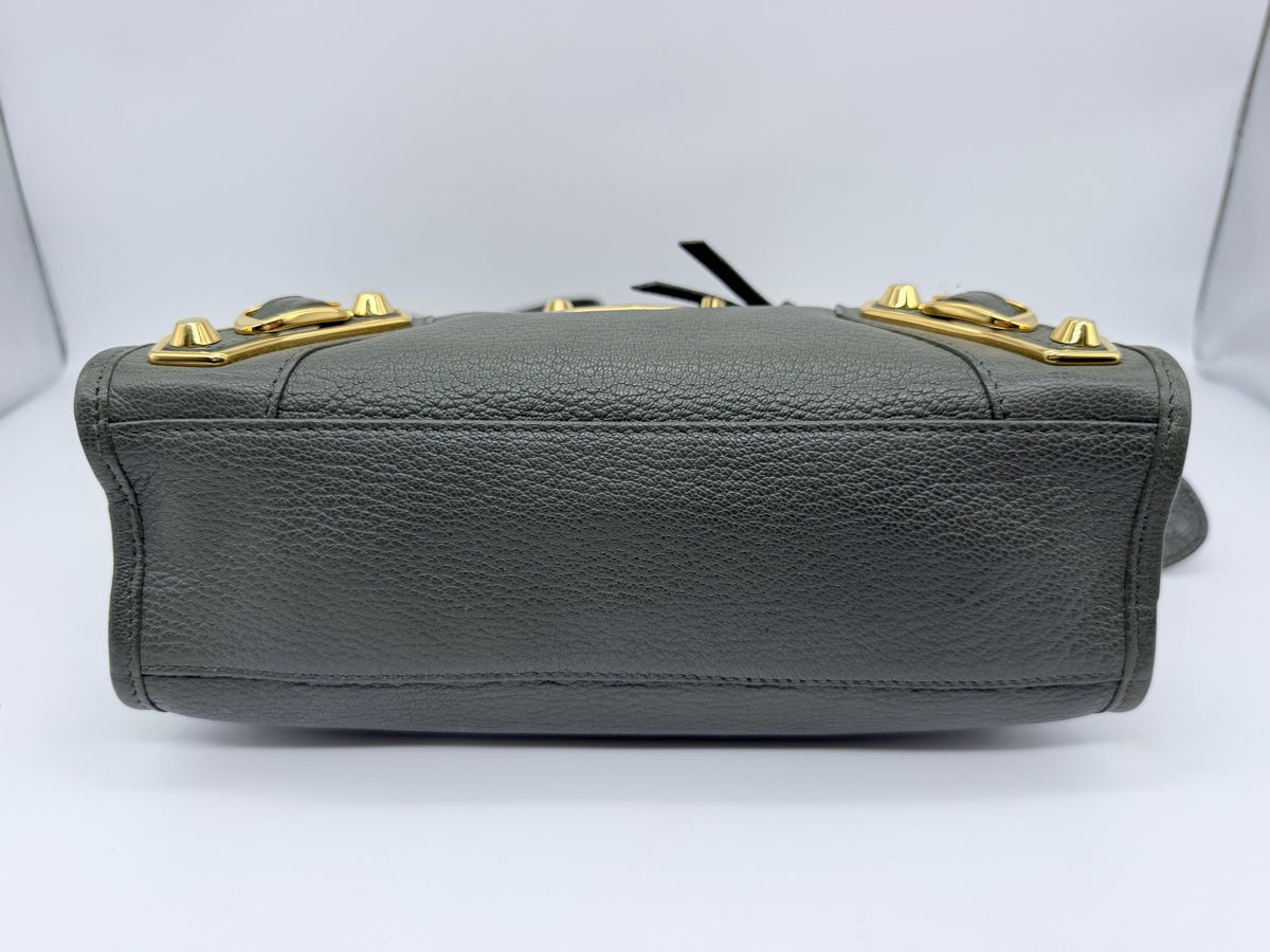Balenciaga - City Mini - Leather - Green - (mini)