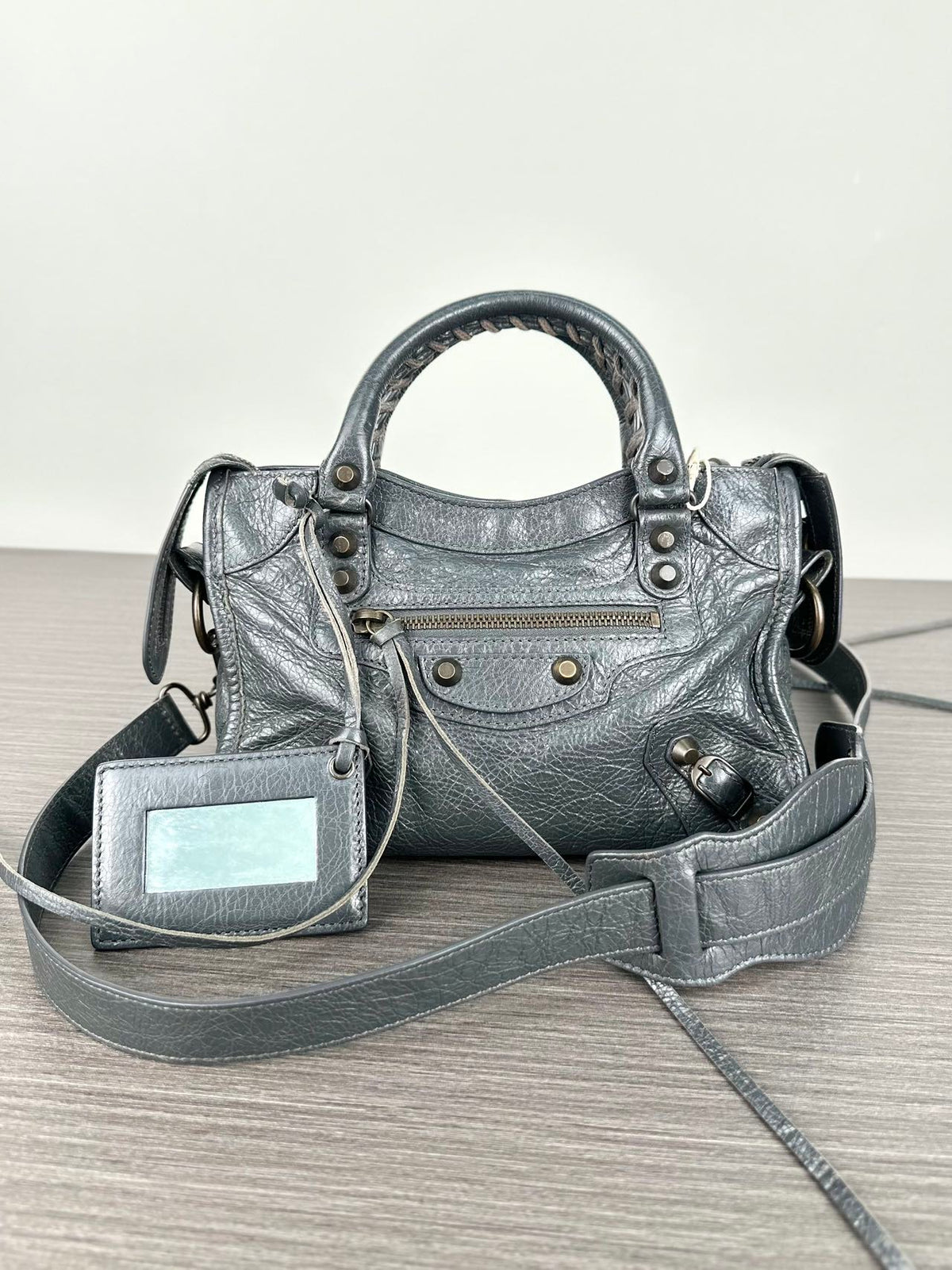 Balenciaga - City Mini - Leather - Grey - (Mini)